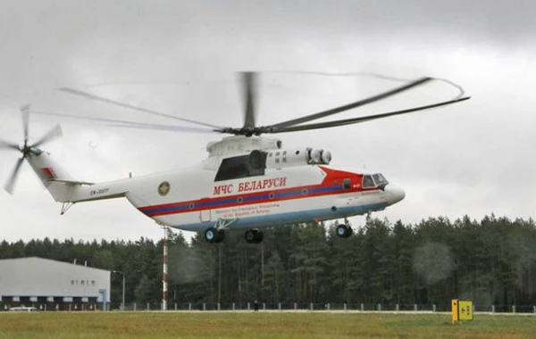 Belarus Türkiyəyə meşə yanğınları ilə mübarizə üçün ən güclü helikopter göndərdi - VİDEO