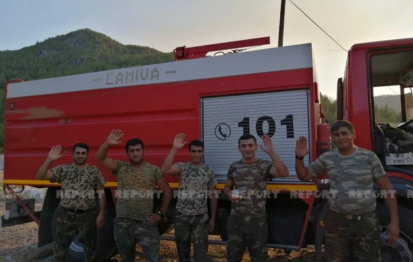 FHN-in əməkdaşı: "Bu gün Köyceyiz, Çayhisar və Sazakda yanğınları söndürdük" - FOTO