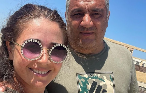 Elnarə Xəlilovanın əri ilə görüntüləri - FOTO