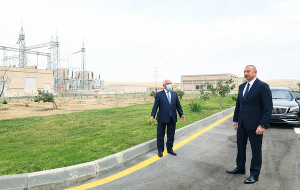 İlham Əliyev “Abşeron” yarımstansiyasının açılışında iştirak edib - FOTO