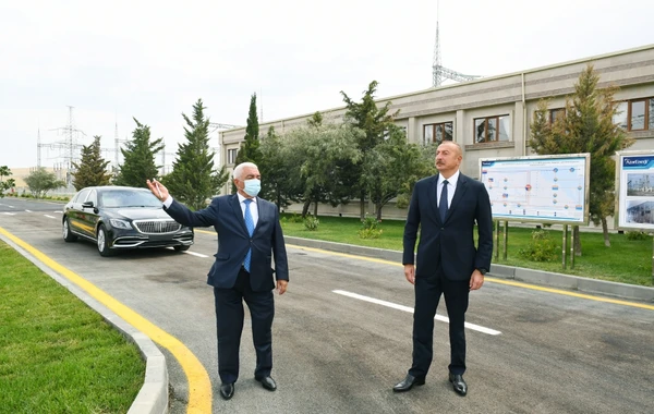 İlham Əliyev “Abşeron” yarımstansiyasının açılışında iştirak edib - FOTO