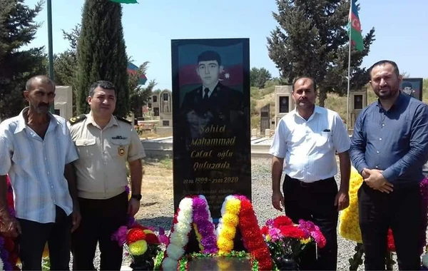 Biləsuvarda Vətən müharibəsi şəhidinin doğum günü qeyd edilib - FOTO