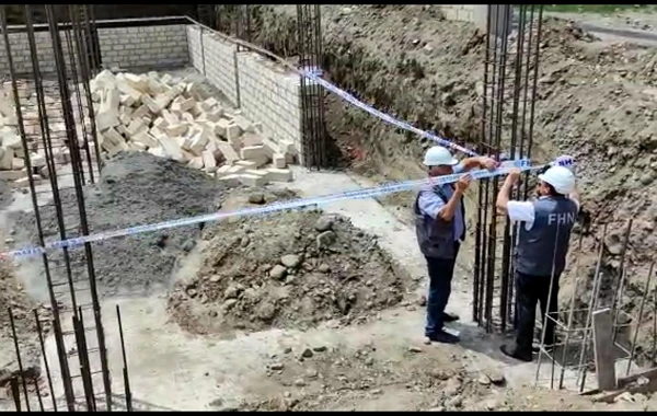Qanunsuz tikintinin qarşısı alındı - VİDEO