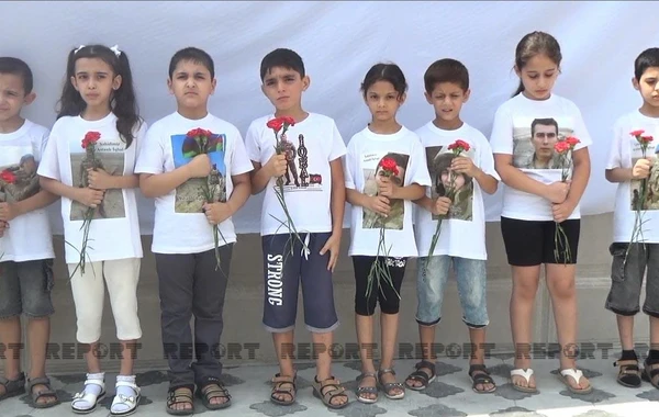 Biləsuvarda "Şəhidlər" xatirə kompleksinin açılışı olub - FOTO