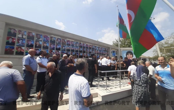 Biləsuvarda "Şəhidlər" xatirə kompleksinin açılışı olub - FOTO