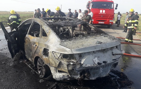 Kürdəmirdə 3 “Hyundai” toqquşub - 6 nəfər xəsarət alıb - FOTO