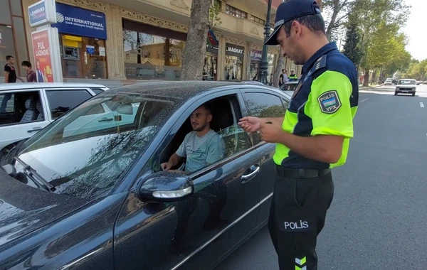 Təhlükəsizlik kəmərindən istifadə etməyənlər məsuliyyətə cəlb edilib - FOTO