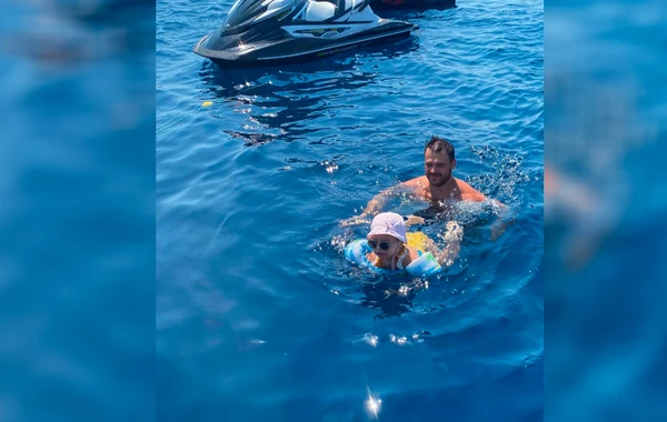 Emin Ağalarov övladı ilə dənizdən görüntülərini paylaşdı - FOTO/VİDEO
