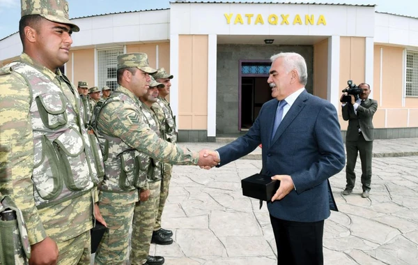 Naxçıvanın strateji yüksəkliklərində müdafiə istehkamları möhkəmləndirilib - FOTO