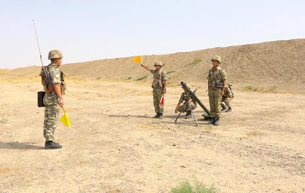 Ordumuzun minaatan bölmələrində döyüş hazırlığı məşğələləri keçirilir - VİDEO/ FOTO