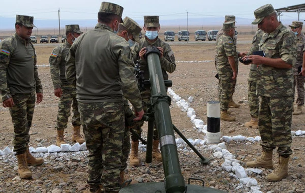Artilleriyaçılarımızın “Artilleriya atəşinin ustaları” müsabiqəsinə hazırlıqları davam edir - FOTO
