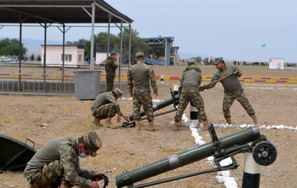 Artilleriyaçılarımızın “Artilleriya atəşinin ustaları” müsabiqəsinə hazırlıqları davam edir - FOTO