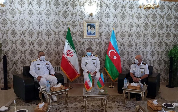 Azərbaycan və İran-ın HDQ nümayəndə heyətləri görüşüb - FOTO