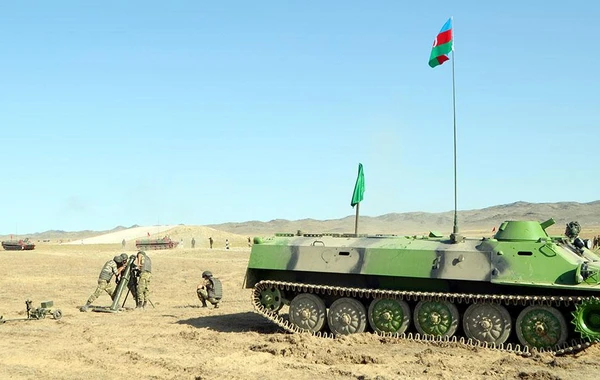 Азербайджанские военнослужащие ведут подготовку к конкурсу "Мастера артиллерийского огня" - ФОТО