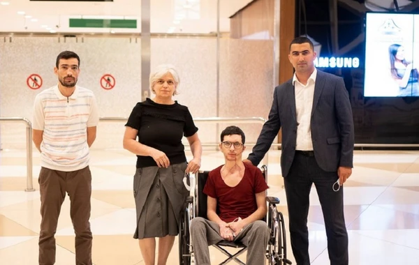 Türkiyəyə göndərilən daha 7 qazimiz sağalaraq Vətənə geri dönüb - FOTO