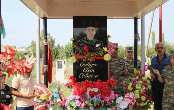 Şəhid Elçin Quliyevin xatirəsi anılıb - FOTO