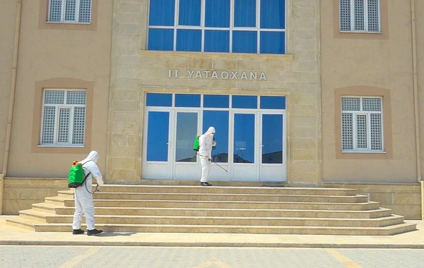 Naxçıvan hərbi hissləərində yoluxucu xəstəliklərə qarşı qabaqlayıcı tədbirlər görülüb - VİDEO/ FOTO
