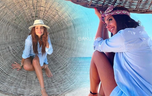 Günel Zeynalovanın Türkiyə istirahəti - FOTO