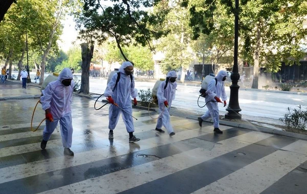 Bu gün Bakıda 550 küçə dezinfeksiya edilib - FOTO