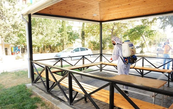 Bu gün Bakıda 550 küçə dezinfeksiya edilib - FOTO