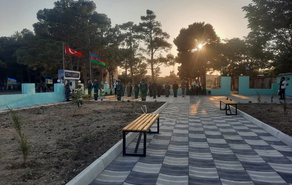 Ələtdə şəhid Elnur İbrahimovun adına bulaq istifadəyə verilib - FOTO