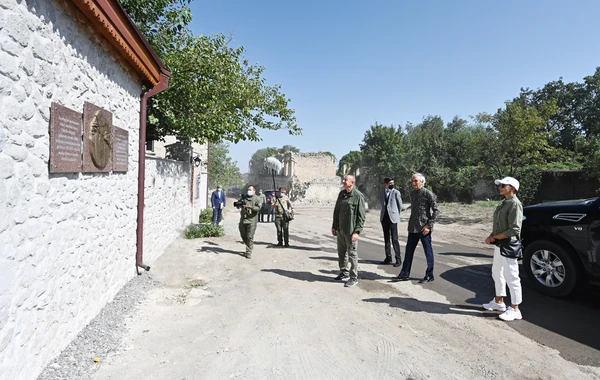 Şuşada Bülbülün ev-muzeyinin bərpadan sonra açılışı olub - FOTO