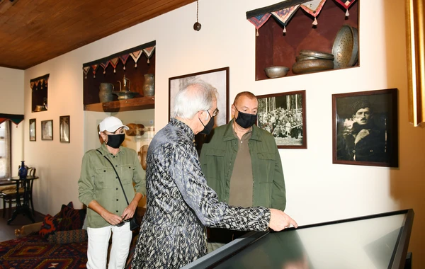 Şuşada Bülbülün ev-muzeyinin bərpadan sonra açılışı olub - FOTO