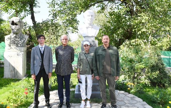Şuşada Bülbülün ev-muzeyinin bərpadan sonra açılışı olub - FOTO