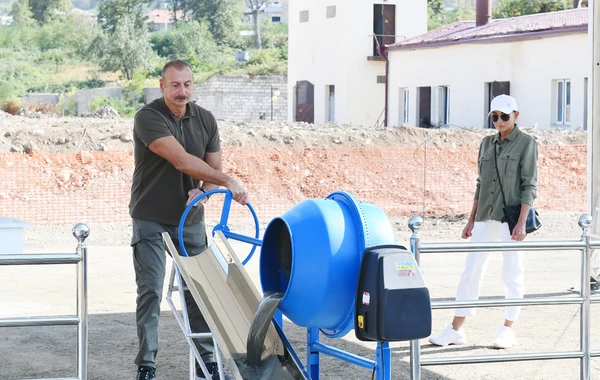 Şuşada “Otel və Konfrans Mərkəzi”nin təməli qoyulub - FOTO/YENİLƏNİB