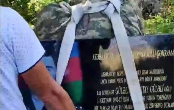 Milli Qəhrəmanın şəhid olduğu yerə onun xatirə lövhəsi vuruldu - FOTO