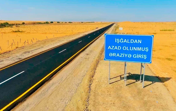 “Zəfər Yolu”nun inşası tamamlanmaq üzrədir - FOTO