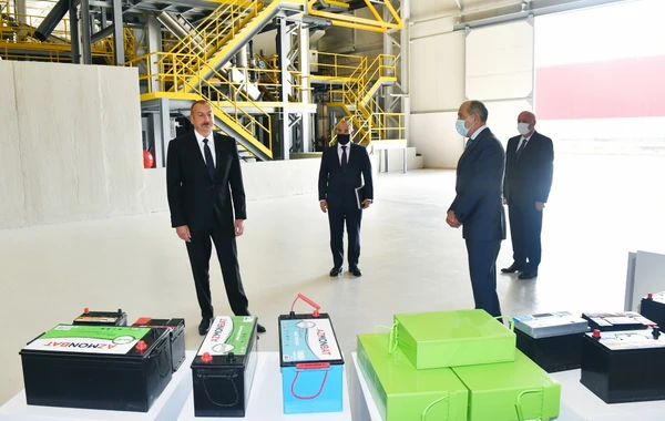 Sumqayıt Kimya Sənaye Parkında “Azmonbat” MMC-nin açılışı olub - YENİLƏNİB - FOTO