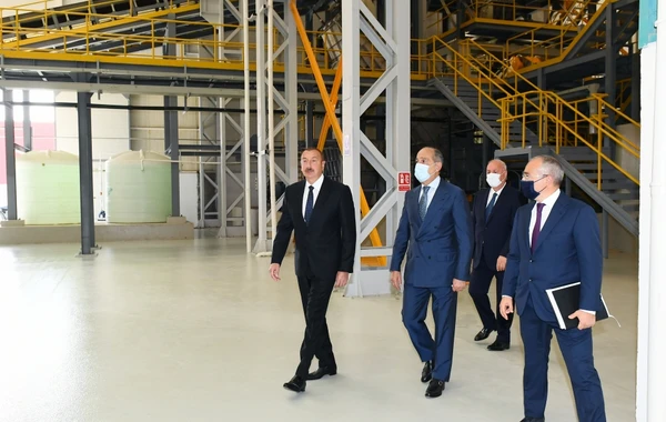 Sumqayıt Kimya Sənaye Parkında “Azmonbat” MMC-nin açılışı olub - YENİLƏNİB - FOTO