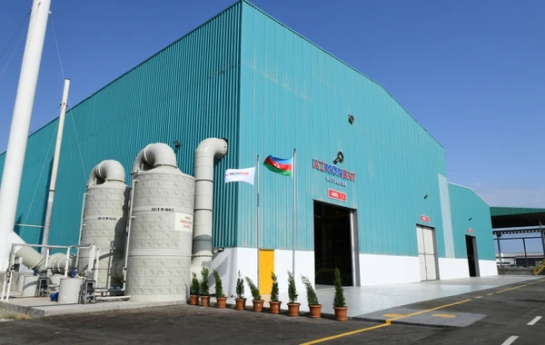 Sumqayıt Kimya Sənaye Parkında “Azmonbat” MMC-nin açılışı olub - YENİLƏNİB - FOTO