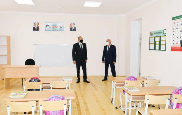 Sumqayıtda 20 nömrəli tam orta məktəb istifadəyə verilib - YENİLƏNİB - FOTO