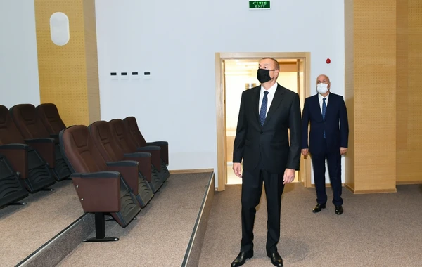 Президент Ильхам Алиев принял участие в открытии Сумгайытского судебного комплекса - ФОТО