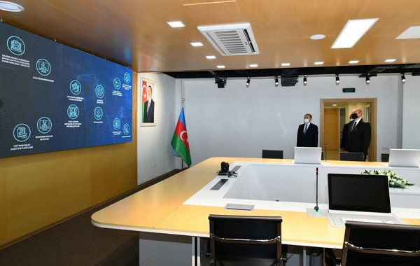 Президент Ильхам Алиев принял участие в открытии Сумгайытского судебного комплекса - ФОТО