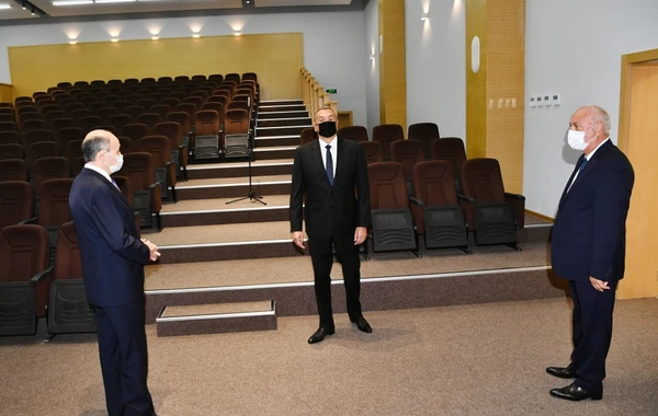 Президент Ильхам Алиев принял участие в открытии Сумгайытского судебного комплекса - ФОТО