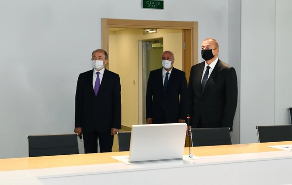 Prezident İlham Əliyev Sumqayıt Məhkəmə Kompleksinin açılışını edib - YENİLƏNİB - FOTO
