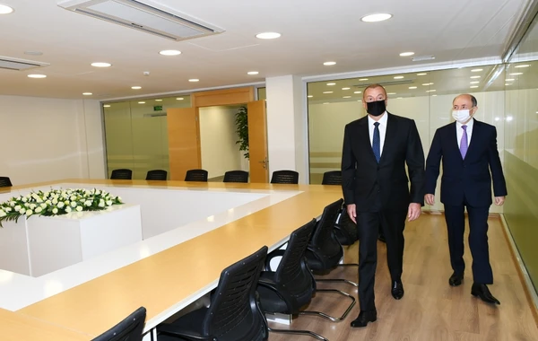 Prezident İlham Əliyev Sumqayıt Məhkəmə Kompleksinin açılışını edib - YENİLƏNİB - FOTO