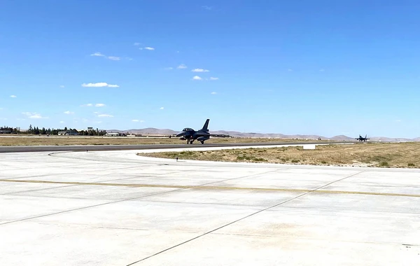 "TURAZ Şahini - 2021" təlimlərində ətrafı tanıma uçuşları keçirilib - FOTO