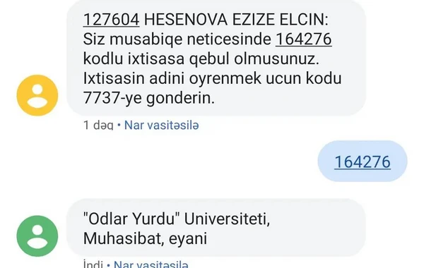 Şəhidimizin həyat yoldaşı tələbə oldu - FOTO