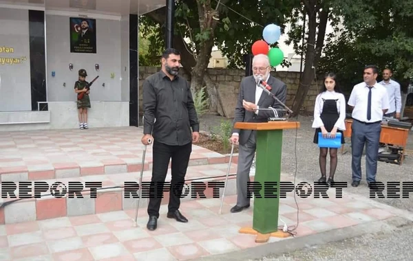 Cəlilabadda 2 şəhidin xatirəsinə tikilən bulağın açılışı olub - FOTO