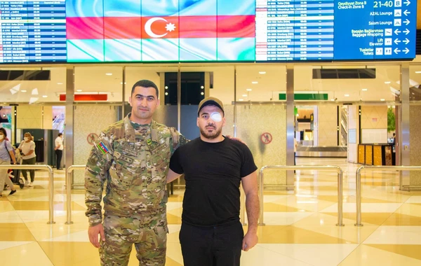 Türkiyəyə göndərilən daha 11 qazimiz sağalaraq Vətənə geri dönüb - FOTO