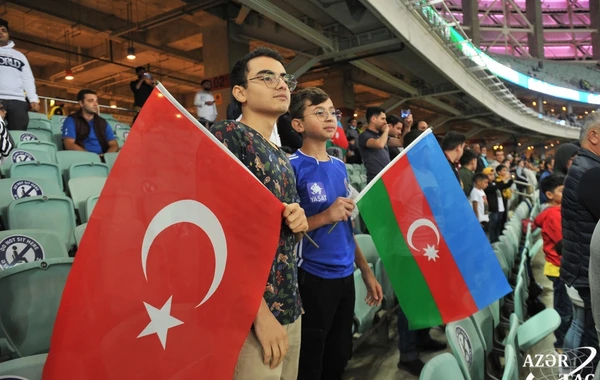 Şəhid ailələrinin üzvləri Azərbaycan-Portuqaliya oyununda azarkeş qismində iştirak ediblər - FOTO