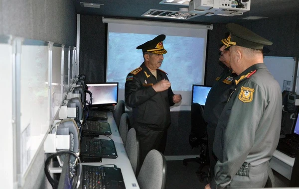 Закир Гасанов посетил воинскую часть войск связи - ФОТО