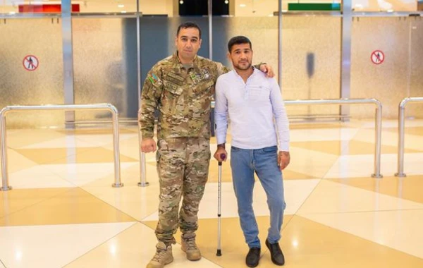 Daha beş qazimiz Türkiyəyə müalicəyə göndərildi - FOTO