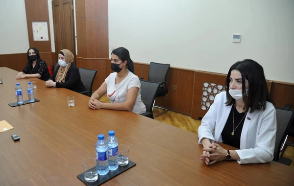 Bu dövlət qurumunda şəhidlərin həyat yoldaşları ilə görüş keçirildi - FOTO