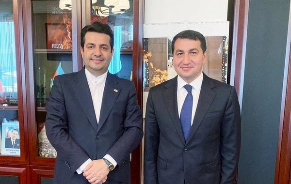 Hikmət Hacıyev yenidən İran səfiri ilə görüşdü - FOTO