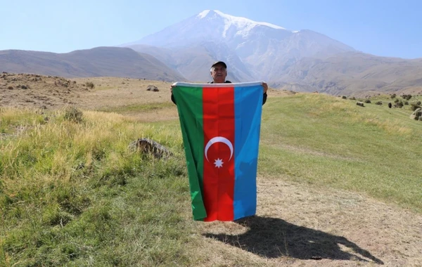 Bakının işğaldan azad edilməsi Ağrıdağa yürüşlə qeyd olunub - FOTO